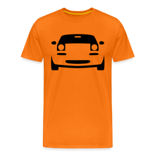 Laden Sie das Bild in den Galerie-Viewer, CLASSIC CAR SHIRT: MIATA (black) - Orange