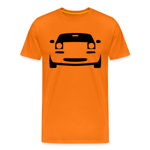 CLASSIC CAR SHIRT: MIATA (black) - Orange