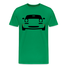Laden Sie das Bild in den Galerie-Viewer, CLASSIC CAR SHIRT: MIATA (black) - Kelly Green