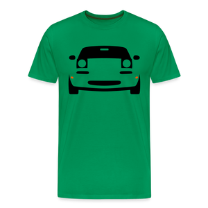 CLASSIC CAR SHIRT: MIATA (black) - Kelly Green