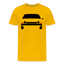 Laden Sie das Bild in den Galerie-Viewer, CLASSIC CAR SHIRT: PACER (black) - Sonnengelb