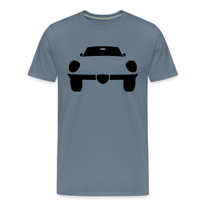 CLASSIC CAR SHIRT: SPIDER (black) - Blaugrau