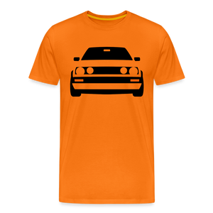 CLASSIC CAR SHIRT: ZWO (black) - Orange