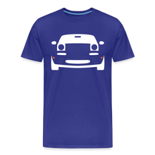 Laden Sie das Bild in den Galerie-Viewer, CLASSIC CAR SHIRT: MIATA (white) - Königsblau
