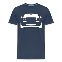 Laden Sie das Bild in den Galerie-Viewer, CLASSIC CAR SHIRT: MIATA (white) - Navy