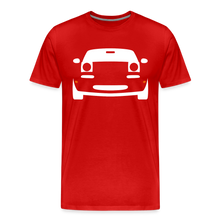 Laden Sie das Bild in den Galerie-Viewer, CLASSIC CAR SHIRT: MIATA (white) - Rot