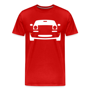 CLASSIC CAR SHIRT: MIATA (white) - Rot