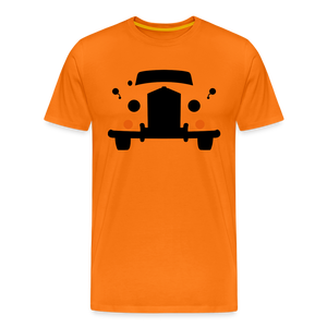 CLASSIC CAR SHIRT: CLOUD (black) - Orange