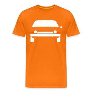 CLASSIC CAR SHIRT: PACER (white) - Orange