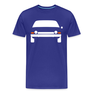 CLASSIC CAR SHIRT: PACER (white) - Königsblau