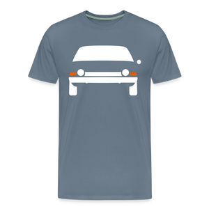 CLASSIC CAR SHIRT: PACER (white) - Blaugrau