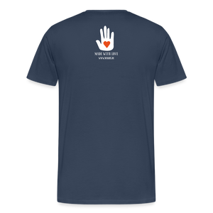 CLASSIC CAR SHIRT: PACER (white) - Navy