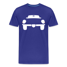 Laden Sie das Bild in den Galerie-Viewer, CLASSIC CAR SHIRT: SPIDER (white) - Königsblau