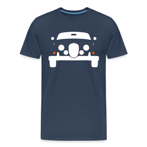 CLASSIC CAR SHIRT: MK2 (white) - Navy