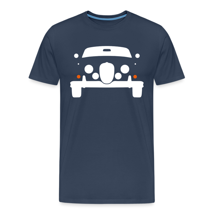 CLASSIC CAR SHIRT: MK2 (white) - Navy