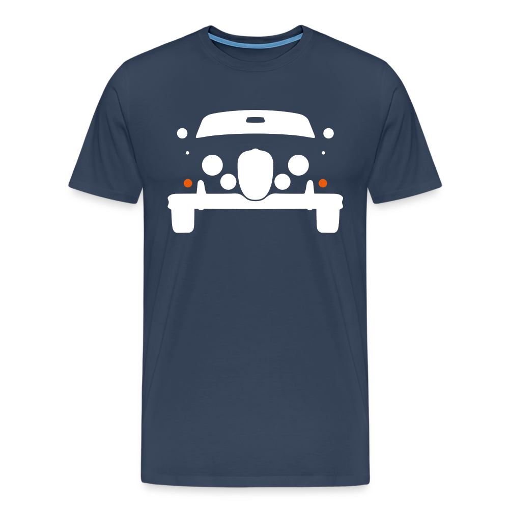 CLASSIC CAR SHIRT: MK2 (white) - Navy