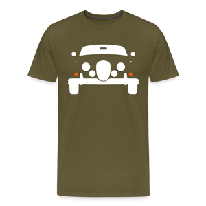 CLASSIC CAR SHIRT: MK2 (white) - Khaki