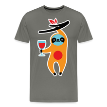 Laden Sie das Bild in den Galerie-Viewer, WINE SHIRT: FAULTIER - Asphalt