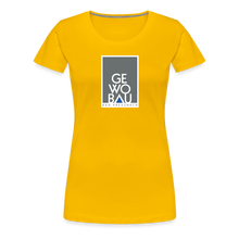 Laden Sie das Bild in den Galerie-Viewer, GEWOBAU SHIRT (women) - Sonnengelb