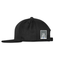 Laden Sie das Bild in den Galerie-Viewer, GEWOBAU Snapback Cap - Schwarz/Schwarz
