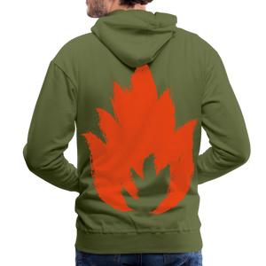 SCHULZUNDTEBBE HOODIE - Olivgrün