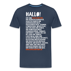 SCHULZUNDTEBBE: WIR SIND ... (white) - Navy