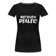 Laden Sie das Bild in den Galerie-Viewer, Grünewald Brötchendealer Shirt Frauen - Schwarz
