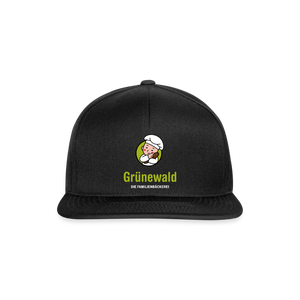 Grünewald Snapback Cap - Schwarz/Schwarz