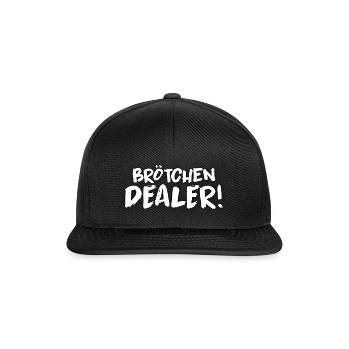 Grünewald Brötchendealer Snapback Cap - Schwarz/Schwarz