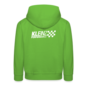 KLEINZ PERFORMANCE GT CHILD HOODIE - Hellgrün
