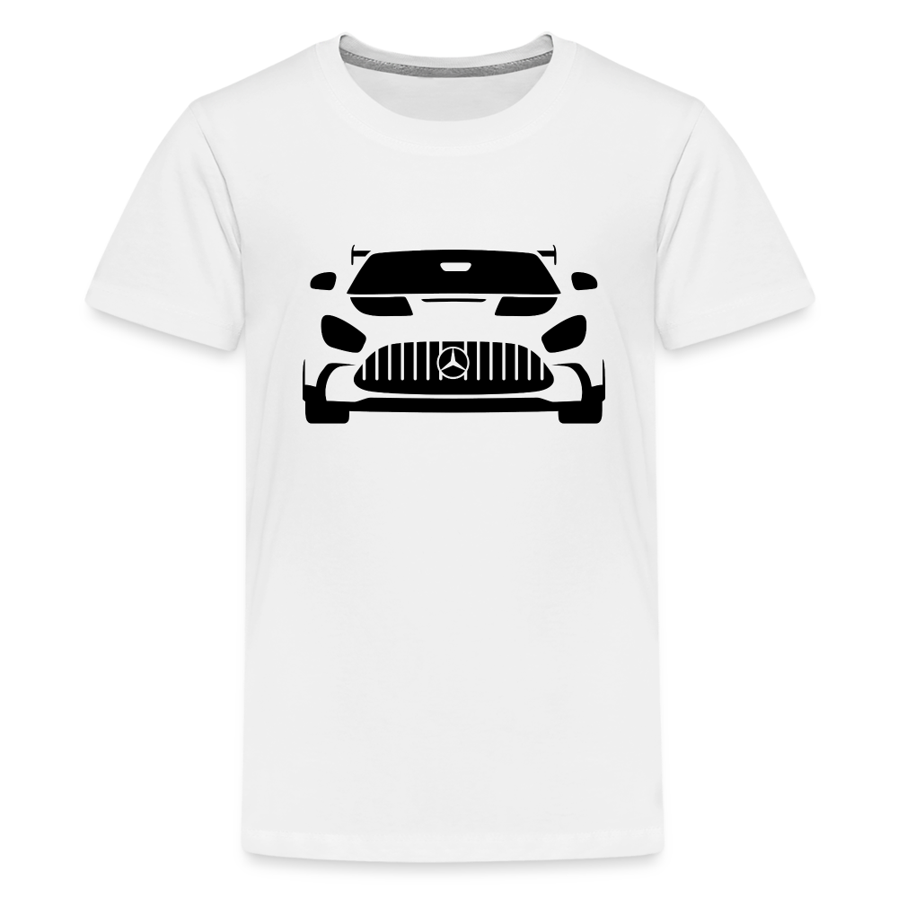 KLEINZ PERFORMANCE GT TEEN SHIRT (black) - weiß