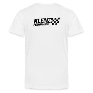 KLEINZ PERFORMANCE GT TEEN SHIRT (black) - weiß