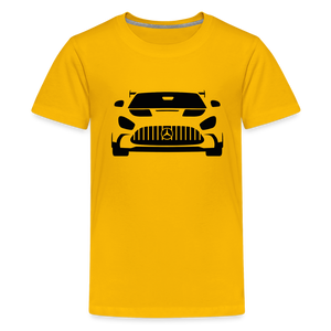 KLEINZ PERFORMANCE GT TEEN SHIRT (black) - Sonnengelb