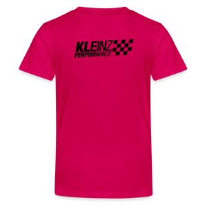 KLEINZ PERFORMANCE GT TEEN SHIRT (black) - dunkles Pink