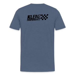 KLEINZ PERFORMANCE GT TEEN SHIRT (black) - Blau meliert