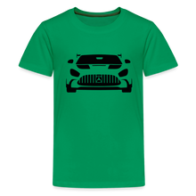 Laden Sie das Bild in den Galerie-Viewer, KLEINZ PERFORMANCE GT TEEN SHIRT (black) - Kelly Green
