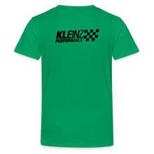 Laden Sie das Bild in den Galerie-Viewer, KLEINZ PERFORMANCE GT TEEN SHIRT (black) - Kelly Green
