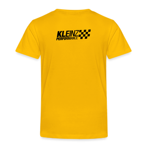 KLEINZ PERFORMANCE GT CHILD SHIRT (black) - Sonnengelb