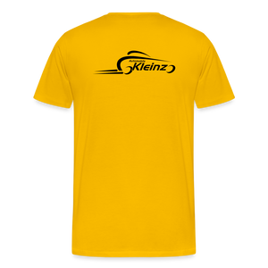 KLEINZ AUTOMOBILE GT TEEN SHIRT (black) - Sonnengelb