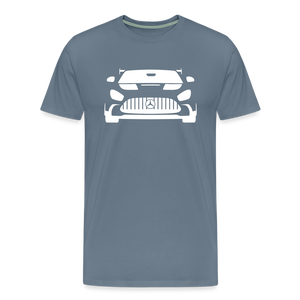 KLEINZ AUTOMOBILE GT SHIRT (WHITE) - Blaugrau