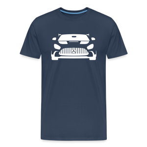 KLEINZ AUTOMOBILE GT SHIRT (WHITE) - Navy