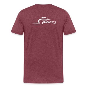 KLEINZ AUTOMOBILE GT SHIRT (WHITE) - Bordeauxrot meliert