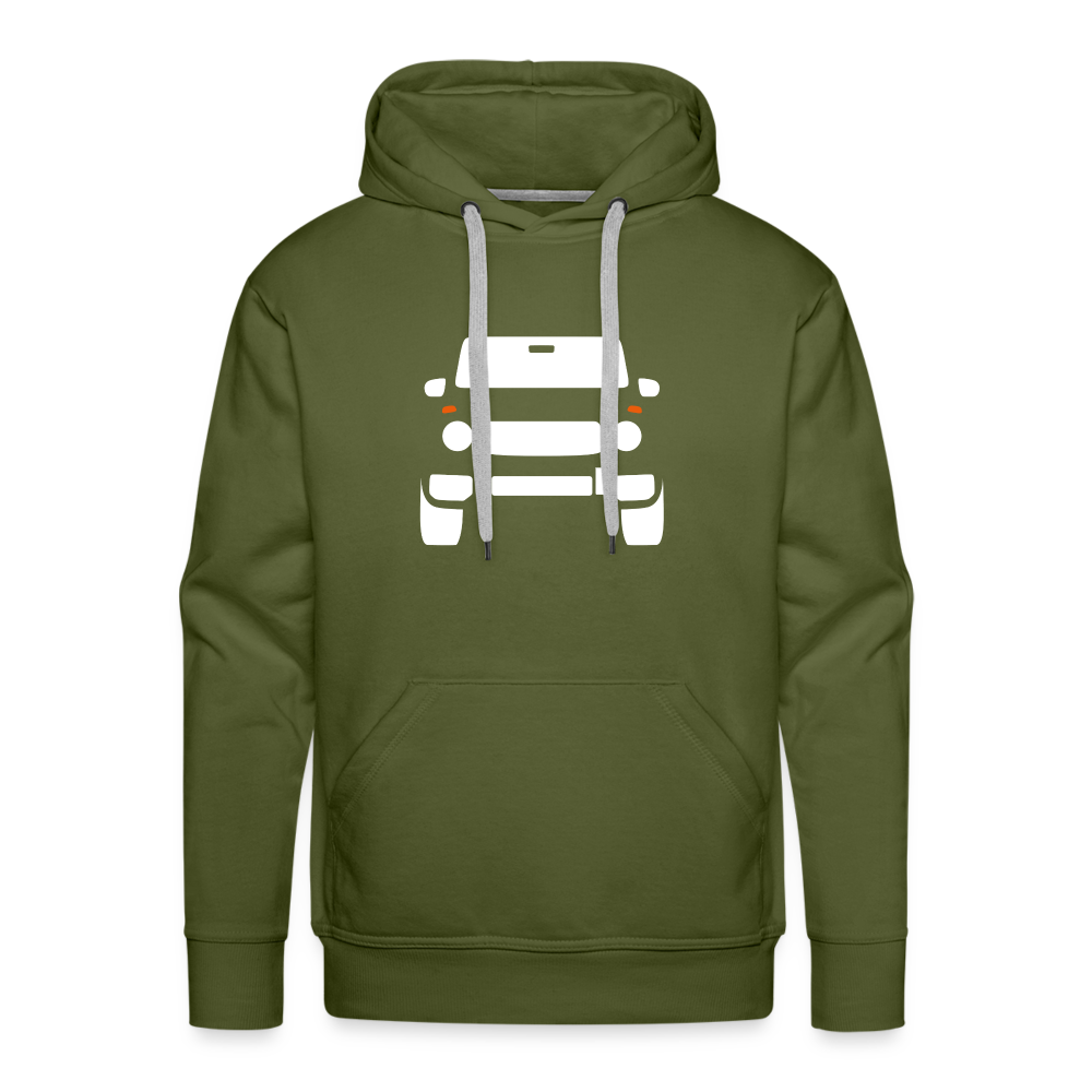 KLEINZ AUTOMOBILE HOODIE (men) - Olivgrün