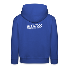 Laden Sie das Bild in den Galerie-Viewer, KLEINZ PERFORMANCE CHILD HOODIE - Royalblau