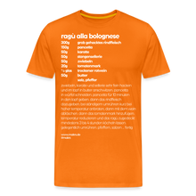 Laden Sie das Bild in den Galerie-Viewer, REZEPT SHIRT: BOLOGNESE - Orange