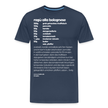 Laden Sie das Bild in den Galerie-Viewer, REZEPT SHIRT: BOLOGNESE - Navy