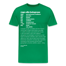 Laden Sie das Bild in den Galerie-Viewer, REZEPT SHIRT: BOLOGNESE - Kelly Green