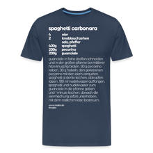 Laden Sie das Bild in den Galerie-Viewer, REZEPT SHIRT: CARBONARA - Navy