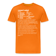 Laden Sie das Bild in den Galerie-Viewer, REZEPTSHIRT: Caesar&#39;s Salad - Orange