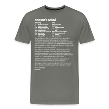 Laden Sie das Bild in den Galerie-Viewer, REZEPTSHIRT: Caesar&#39;s Salad - Asphalt